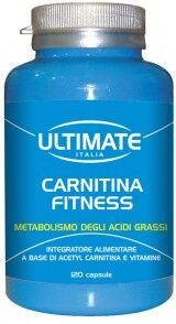 Ultimate Italia Carnitina Fitness 120 capsule - integratore per accelerare il metabolismo