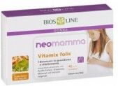 Bios Line Neomamma Vitamix Folic 40 tavolette - Integratore per la gravidanza e l'allattam