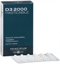 Bios Line Principium D3 2000 masticabile - Integratore di vitamina D3 60 compresse