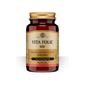 Solgar Vita Folic 400 - Integratore di acido folico 100 tavolette