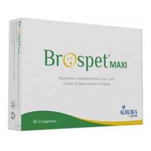 Aurora Biofarma Brospet Maxi - Mangime complementare per cani 40 compresse gastroresistenti non