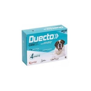 Candioli Duecto 4 pipette da 6,6 ml - Soluzione Spot On per cani da 40 a 60 kg