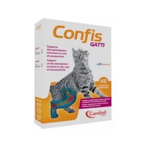 Candioli Confis Gatti 45 Capsule - Mangime Complementare Per L'Osteoartrite