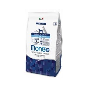 Monge Natural superpremium puppy and junior medium cibo secco per cuccioli taglia medi