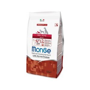 Monge Natural superpremium adult mini agnello riso e patate mangime cibo secco per can