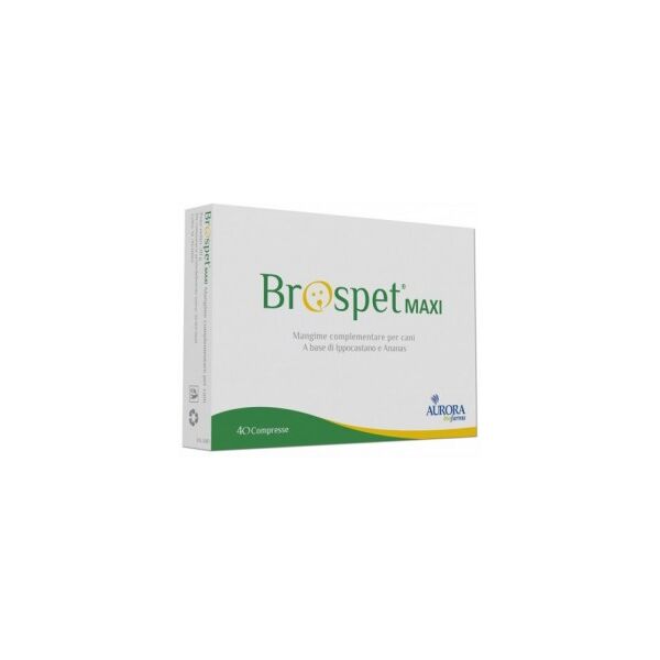 aurora biofarma brospet maxi - mangime complementare per cani 40 compresse gastroresistenti non