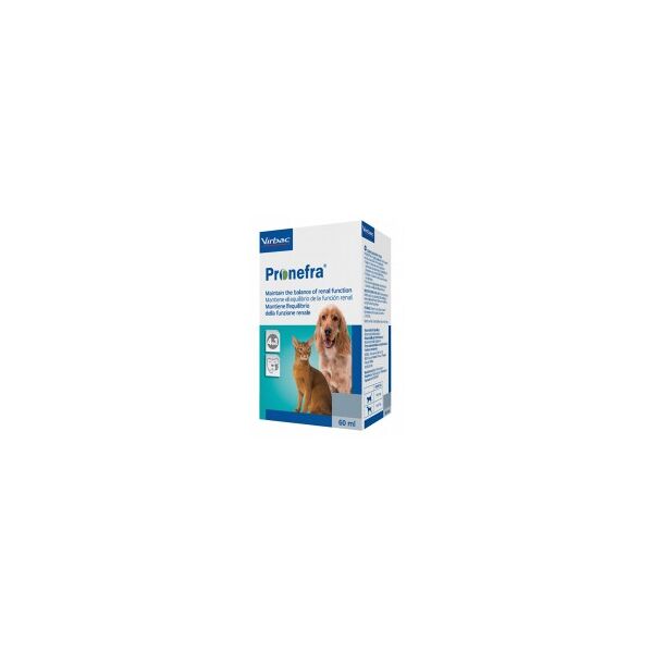 virbac pronefra - mangime complementare per cani e gatti 60 ml