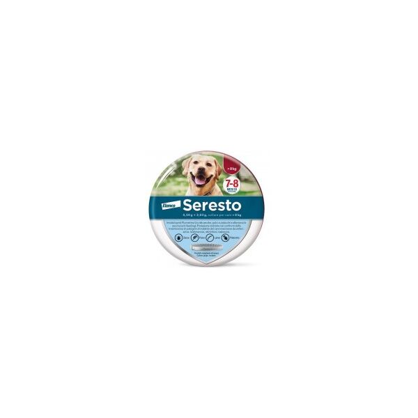 bayer seresto collare antiparassitario per cani superiori a 8 kg+ (4,50+2,03g) 70 cm