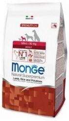 Monge Natural superpremium Adult Mini Agnello Riso e Patate mangime secco 7.5 kg