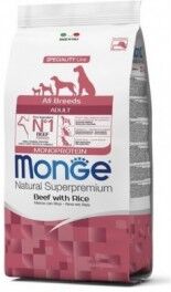 Monge Natural superpremium all breds adut cibo secco manzo e riso 2,5 kg