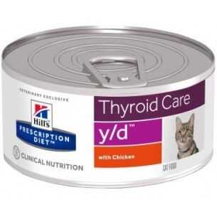 Hill'S Prescription diet y/d feline thyroid care - gusto pollo 24 scatolette da 156g