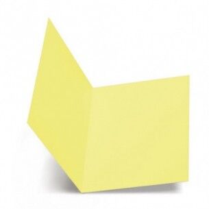 Favini Luce Folder simplex - 50 Cartelline in Cartoncino semplici 25x34cm giallo sole