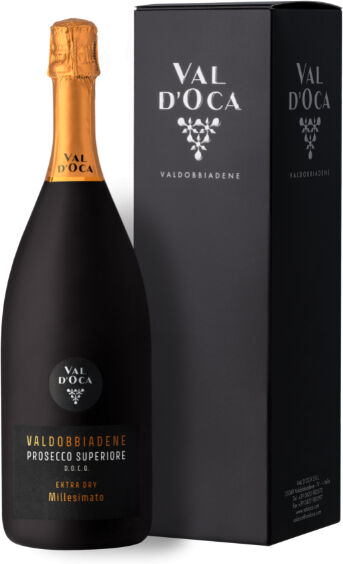 VAL D'OCA Valdobbiadene Superiore DOCG Extra Dry 1,5 litri Astucciate regalo