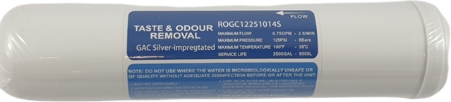 filtro in linea carbone attivo granulare battereostatico rogc12251014s filtri acqua italia®