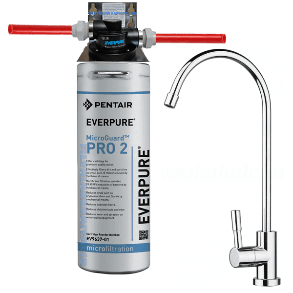 depuratore acqua kit everpure pro2 con testa ql2b e e rubinetto depuratore acqua everpure kit pro2 con testa ql2b e rubinetto