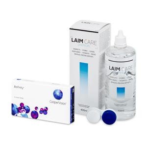 + soluzioni Laim-Care 400 ml Biofinity (6 lenti)