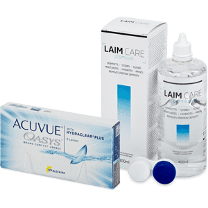 + soluzioni LAIM CARE 400 ml Acuvue Oasys (6 lenti)