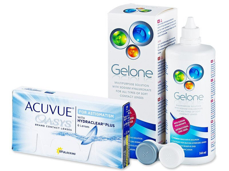 + soluzioni gelone 360ml acuvue oasys for astigmatism (6 lenti)