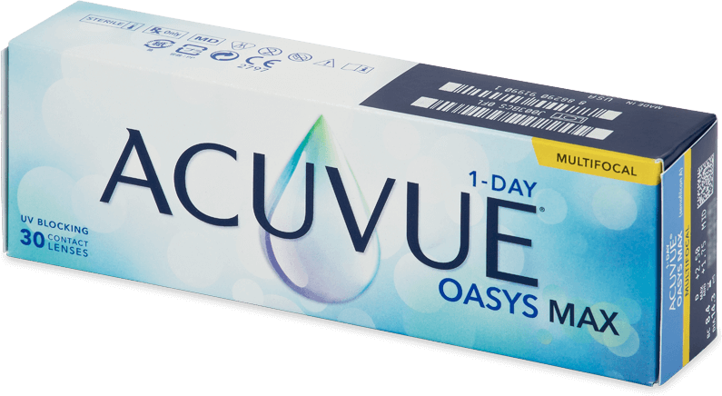 acuvue oasys max 1-day multifocal (30 lenti)