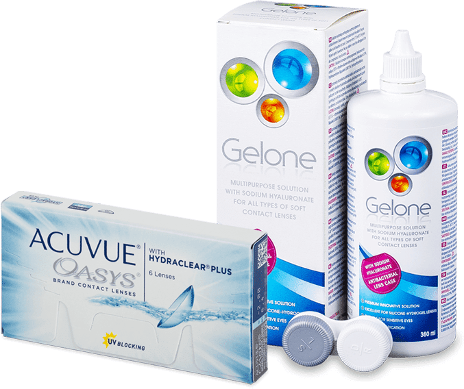 + soluzioni gelone 360 ml acuvue oasys (6 lenti)