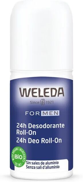 amicafarmacia weleda for men 24h deodorante roll on 50ml