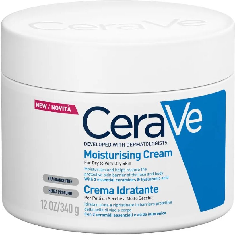 Cerave Crema Corpo Idratante Pelle Molto Secca 340g