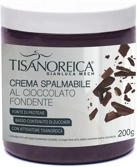 Amicafarmacia Gianluca Mech Tisanoreica Crema Spalmabile Al Cioccolato Fondente 200g