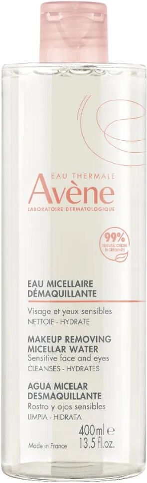 avene eau thermale avène les essentiels acqua micellare detergente struccante 400ml