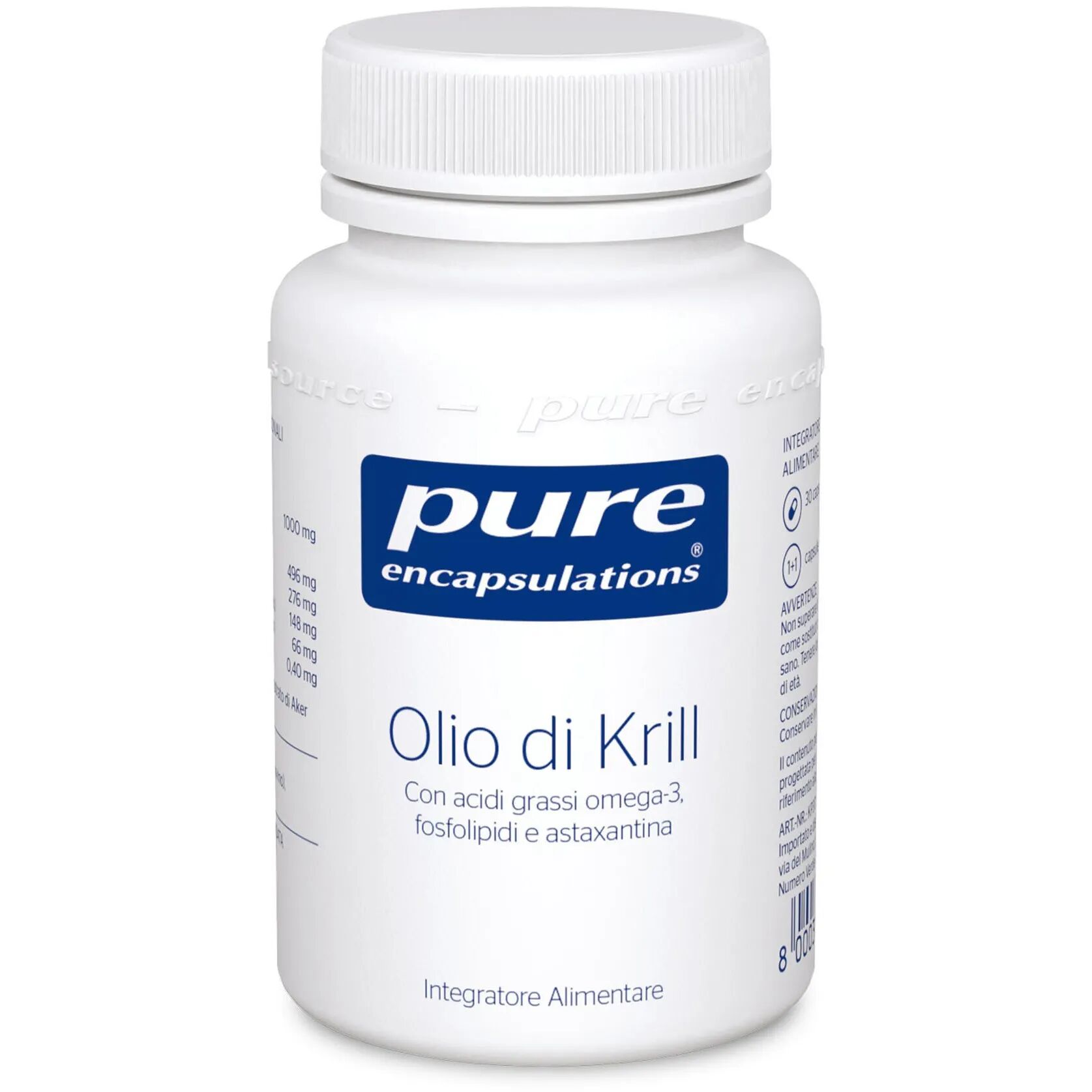 NESTLE' ITALIANA SPA Pure Encapsulations Olio Di Krill 30 Capsule