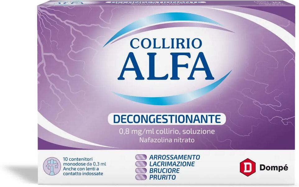 Amicafarmacia Collirio Alfa Decongestionante 0,8mg/ml 10x0,3ml