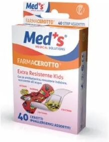 Amicafarmacia Meds Strips Kids Cerotti Ipoallergenici Assortiti Bambini 40 Pezzi