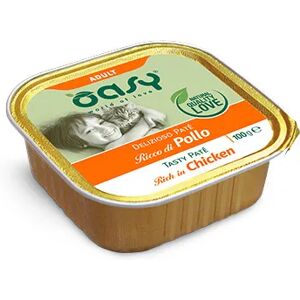 Amicafarmacia Oasy Wet Delizioso Patè Ricco Di Pollo Cibo Umido Per Gatti Adulti 100g