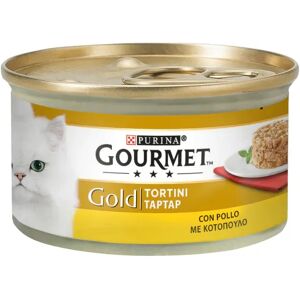 Amicafarmacia Purina Gourmet Gold Tortini Con Pollo Per Gatti Lattina 85g