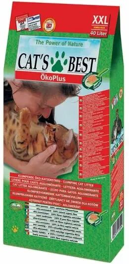 amicafarmacia cat's best original okoplus lettiera vegetale agglomerante e incapsulante odori per gatti 40l