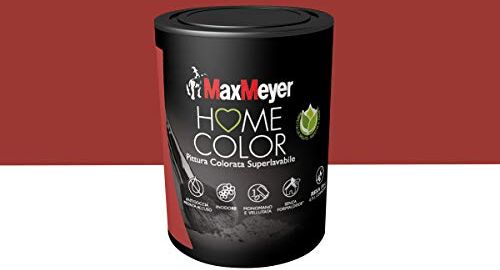 MAXMEYER PITTURA COLORATA SUPERLAVABILE HOME COLOR SCARLET 0,75L