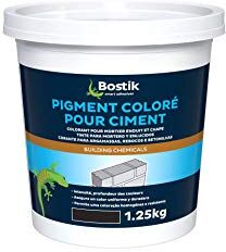 Bostik Pigmento colorato per cemento, 1,25 kg, colore: nero