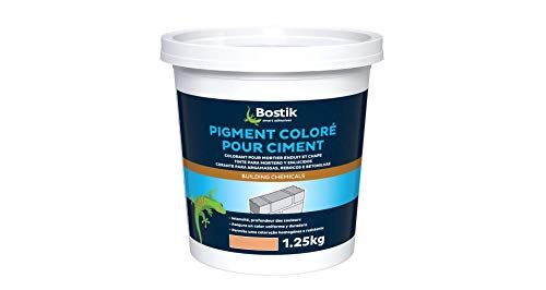Bostik Pigmento colorato per cemento, 1,25 kg, colore: arancione