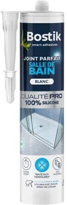 Bostik - Guarnizione perfetta per bagno, 280 ml, colore: Bianco