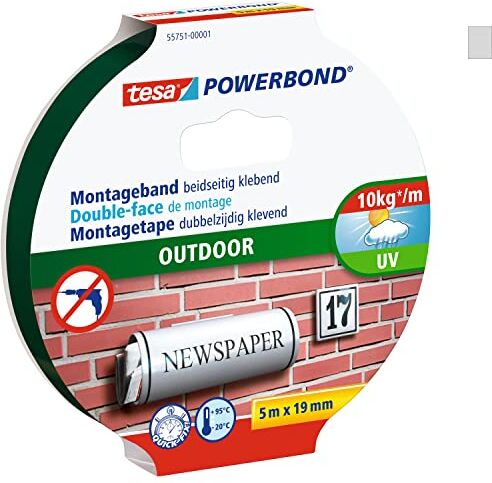 Tesa Powerbond OUTDOOR, 5m x 19mm