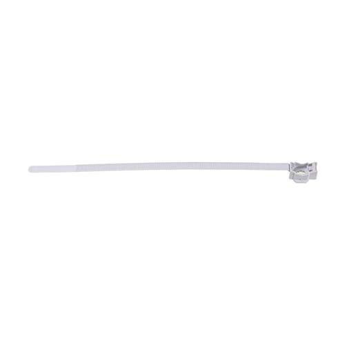 Fischer Fascetta per tubi e cavi, range di serraggio 16-63 Mm, ideale per Tubo Rigido,40 pezzi, 519809, Bianco