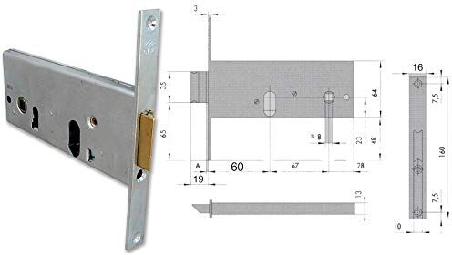 CISA 8015345081418 44155-70-0 Serratura INFILARE Cilindro Ovale F16