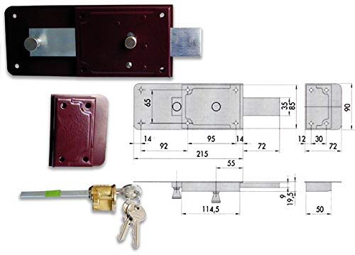 CISA 55051-50-1 SERRATURA FERROGL CILINDRO STAC DX