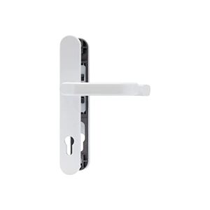 ABUS SRG92N W - Maniglia per porta di casa, con maniglia su entrambi i lati, per porte con telaio sottile, colore: Bianco