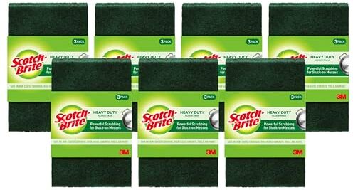 Scotch-Brite Heavy Duty Scour, verde, 21 tamponi