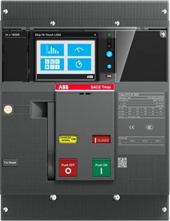 ABB Interruttore automatico in scatola stampata, XT7S M 1000 Ekip M Touch LRIU 1000 3P FF (riferimento: 1SDA101407R1)