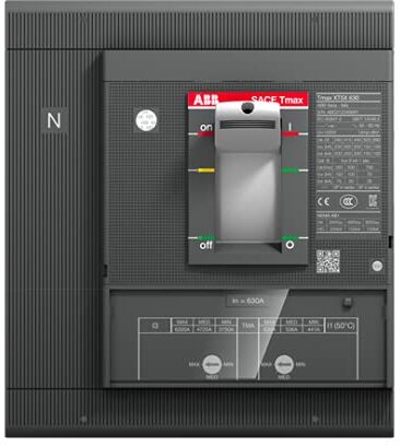 ABB Interruttore automatico in scatola stampata, XT5N 630 TMA 500-5000 4P F F InN=100% In (riferimento: 1SDA100387R1)