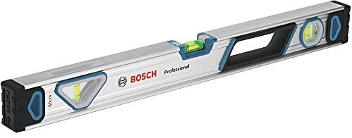 Bosch Professional 1600A016BP Livella a Bolla, Leggibile da Tutti i Lati, Corpo in Alluminio, Robuste Calotte Terminali, Blister, 60 cm nicht magnetisch