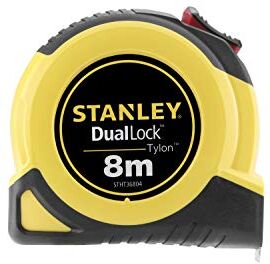 Stanley STHT36804-0 Flessometro Dual Lock, 8 m x 25 mm