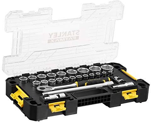 Stanley FATMAX, Set Chiavi a Bussola ed Accessori att. 1/2", 26 Pezzi - FMMT98103-1