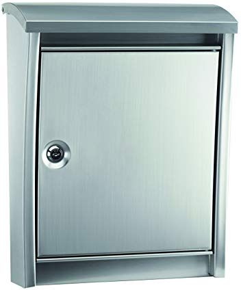 ARREGUI Urban E5907 Cassetta Postale Individuale in Acciaio Inossidabile, di Grandi Dimensioni, Cassetta della Posta da Parete, Dimensione L (Riviste e Buste C4), Facile da Montare, Inox